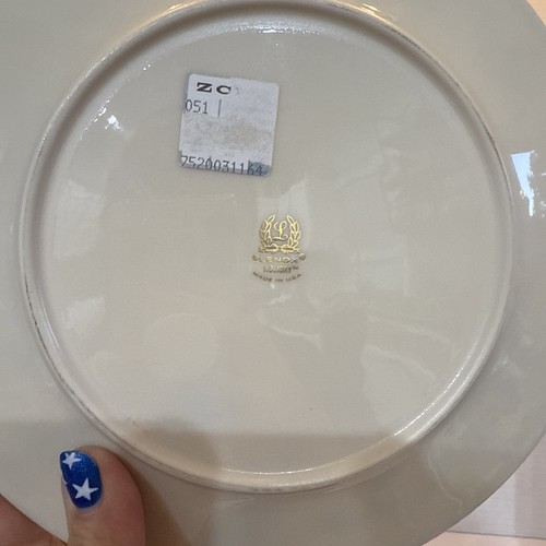 Menge 6 Lenox Holiday Dimension Salatteller Stechpalme Beere Goldrand 8" Neu-LESEN - Bild 14 von 20
