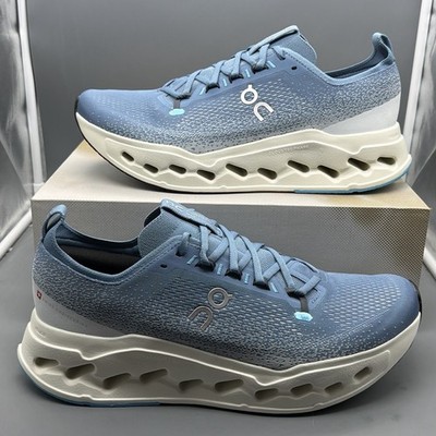 On Cloudsurfer Max Men s 14 Road Running Training Shoes  Dust/Ivory  3MF30434287