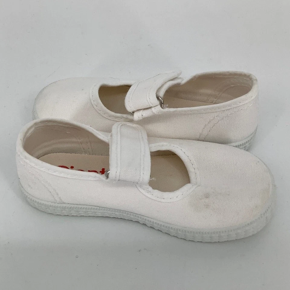 Zapatos de lona Cienta para bebés niñas 22C/6 blancos 56000 Mary Jane informales cómodos OS14-5 Foto 4 de 4