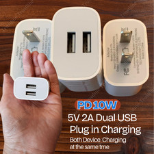 5V 2A Dual USB Universal Travel AC Fast Wall Charger Power Adapter US Plug Phone