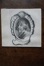 HENRI STEENWYCK (1603-1658) PORTRAIT ENGRAVING FROM 1745, PAINTER