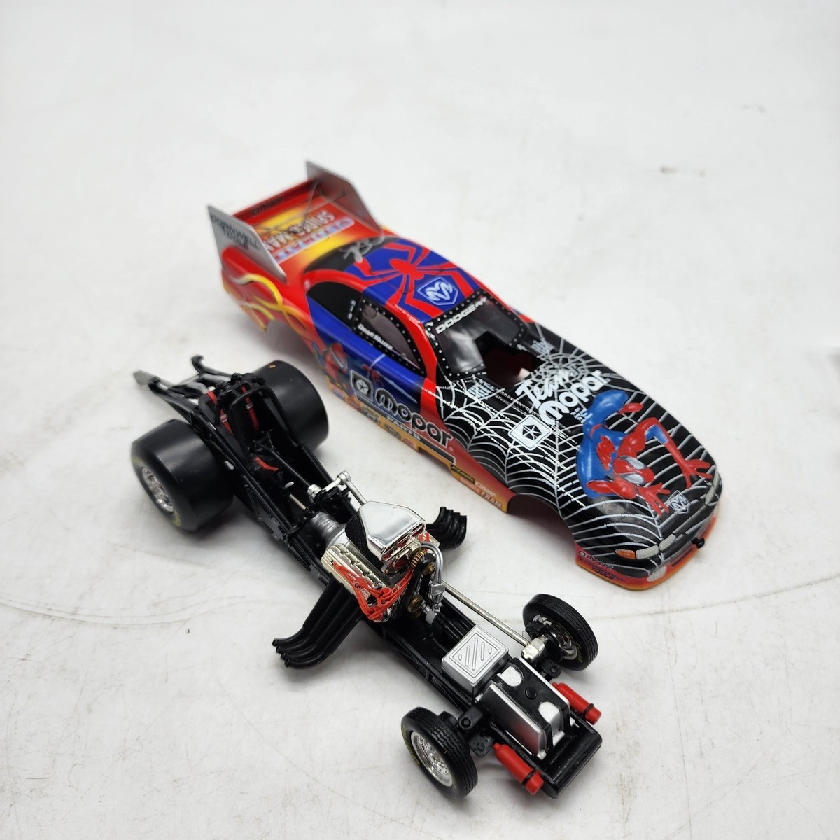 7C Dean Skuza Team Mopar/Spider-Man 2001 Avenger Action 1:24 Funny