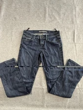 Joe's Jeans Womens Size 25 Cotton Blend Socialite Fit Medium Wash Zip Button