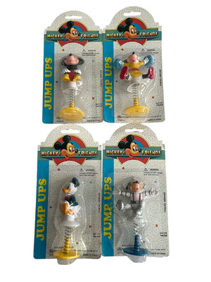 DISNEY JUMP UPS MICKEY & FRIENDS Minnie Mouse, Mickey Mouse, & Donald Duck Lot