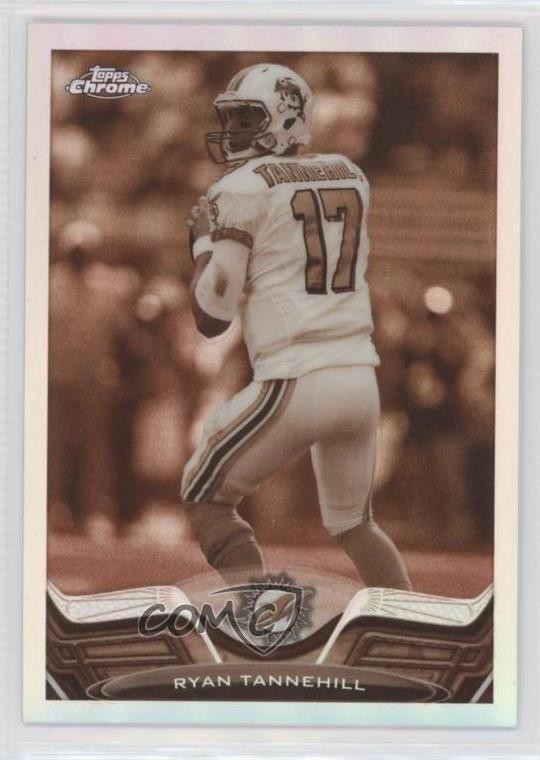 2013 Topps Chrome Sepia Refractor 20/99 Ryan Tannehill #176 0c6