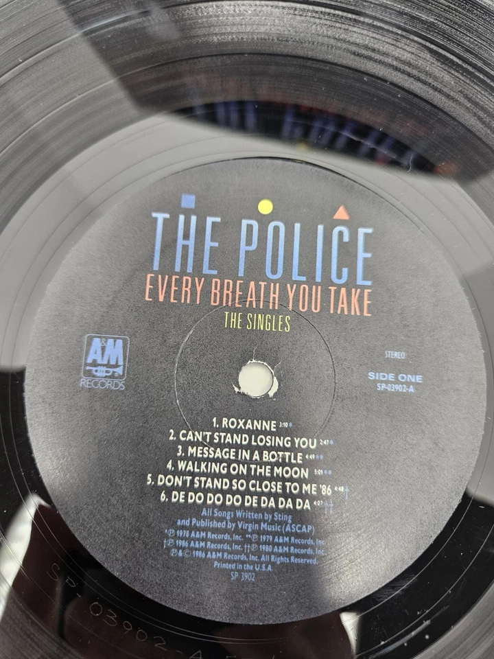 The Police Every Breath You Take (The Singles) New Wave Rock SP-3902 Vinyl 12'' - Imagem 2 de 4