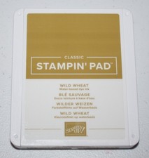 Stampin Up Retired WILD WHEAT In Color Ink Pad Great Condition Yellow