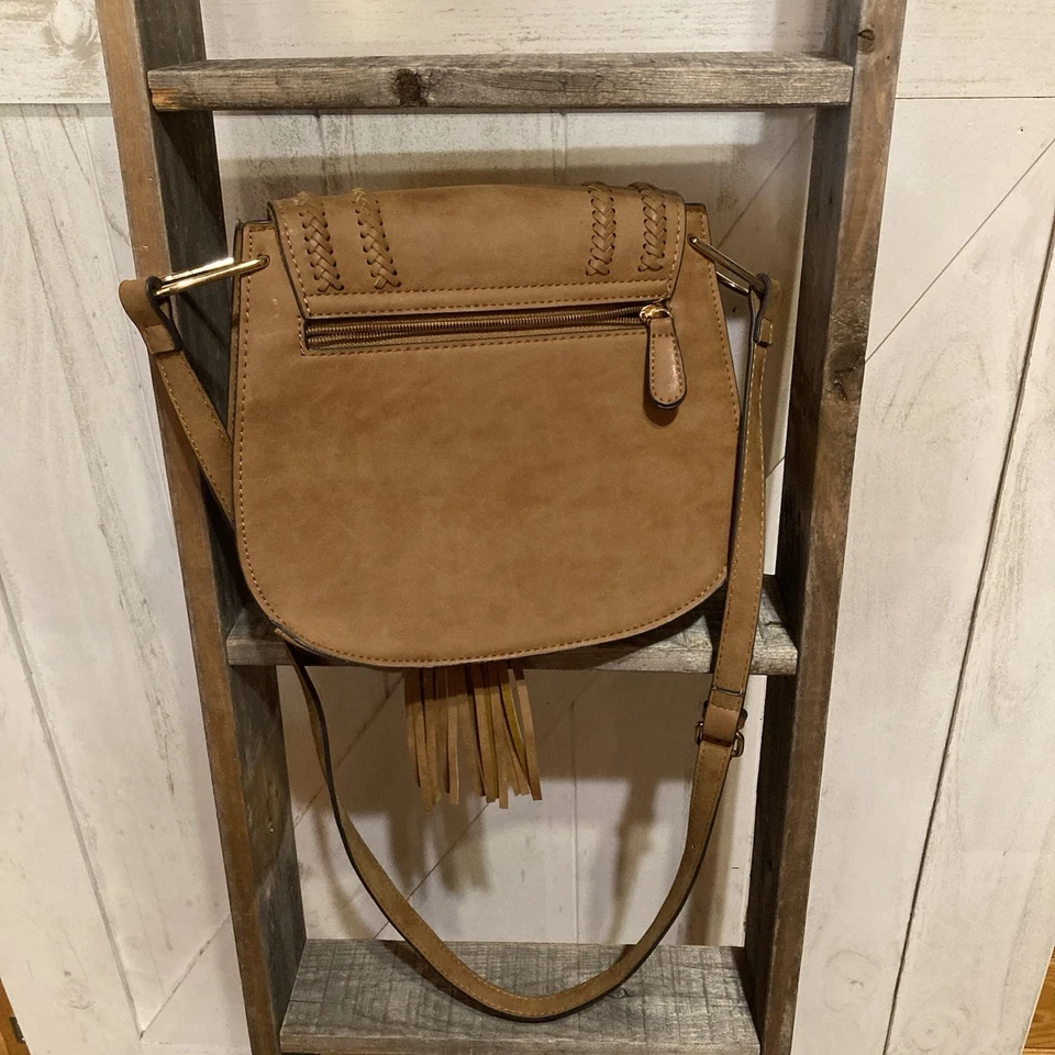 Bolso Bandolera FRANCO SARTO Sillín Borla Western Marrón Bolso de Mano Foto 3 de 4