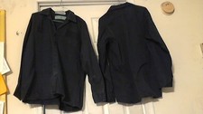 CINTAS 100 COTTON WORK SHIRTS L-RG LOT OF 3 BLUE PRE-OWNED