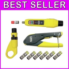 Coax Cable Installation Kit with F Connectors