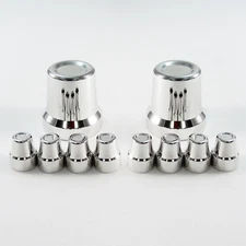 MUSTANG BILLET STRUT TOWER CAP KIT 10PC POLISHED SHOW QUALITY