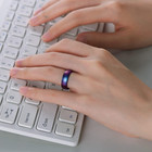 Design Womens Silicone Wedding Ri. Silicone Anniversary Ring Women, Breathable