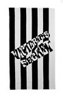 Victoria’s Secret Vs Logo Striped Beach Towel White & Black New