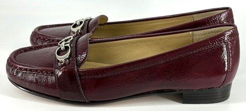Coach Eloise Loafers Ruby Patent Leather Driver Flats Slip On Shoes Size 7 - Picture 4 of 8
