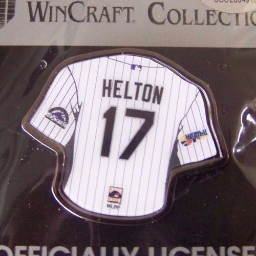 Colorado Rockies Todd Helton 17 jersey pin primary & 2007 WS World Series logos