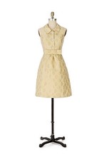 Rare $268 Anthropologie Tracy Reese Golden "Tessellated Shirtdress" Dress 0