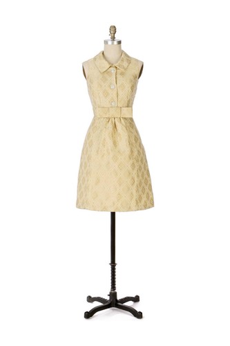 Seltenes $ 268 Anthropologie Tracy Reese goldenes "Tessellated Shirtdress" Kleid 0