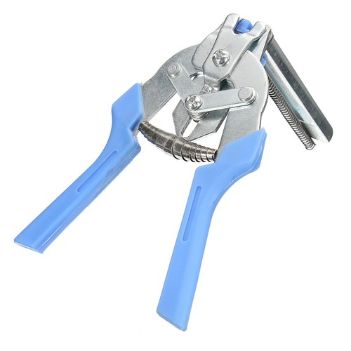 Hog Ring Plier + 500pcs M Clips Staple Tool Mesh Cage Fasten Wire Fence Clamp - Picture 3 of 8