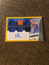 Rj Barrett 2019 absolute tools of the trade ball jersey auto autograph #64/149