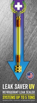 Leak Saver Direct Inject UV - Refrigerant Leak Sealer with Added UV Dye to De...