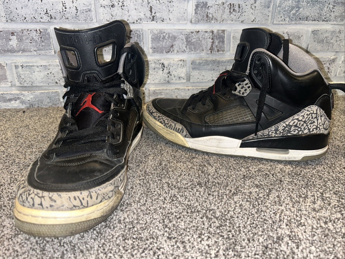 Nike Air Jordan Spizike Black Cement Gray 315371-034 Men's Shoes