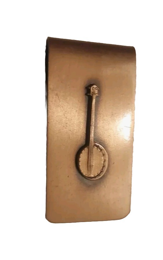 Country Music Themed Banjo Money Clip with Great Details to Celebrate Your Style  -image