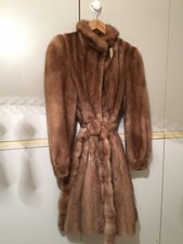 Vendo pelliccia di Visone color miele