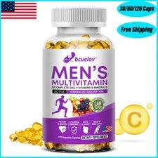 Multivitamin for Men 30/60/120Caps - Vitamins and Mineralsd Brain & Mood Support