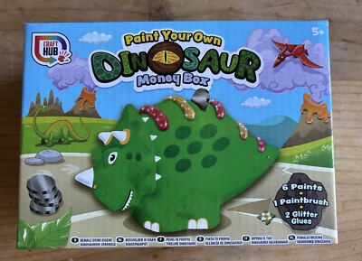 Malen Sie Ihre eigene Dinosaurier Spardose