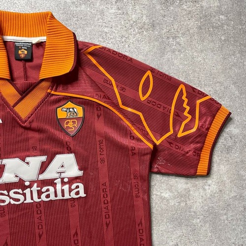 1999-00 Diadora Roma Home Shirt (when Nakata was a member) Size S - Picture 5 of 8