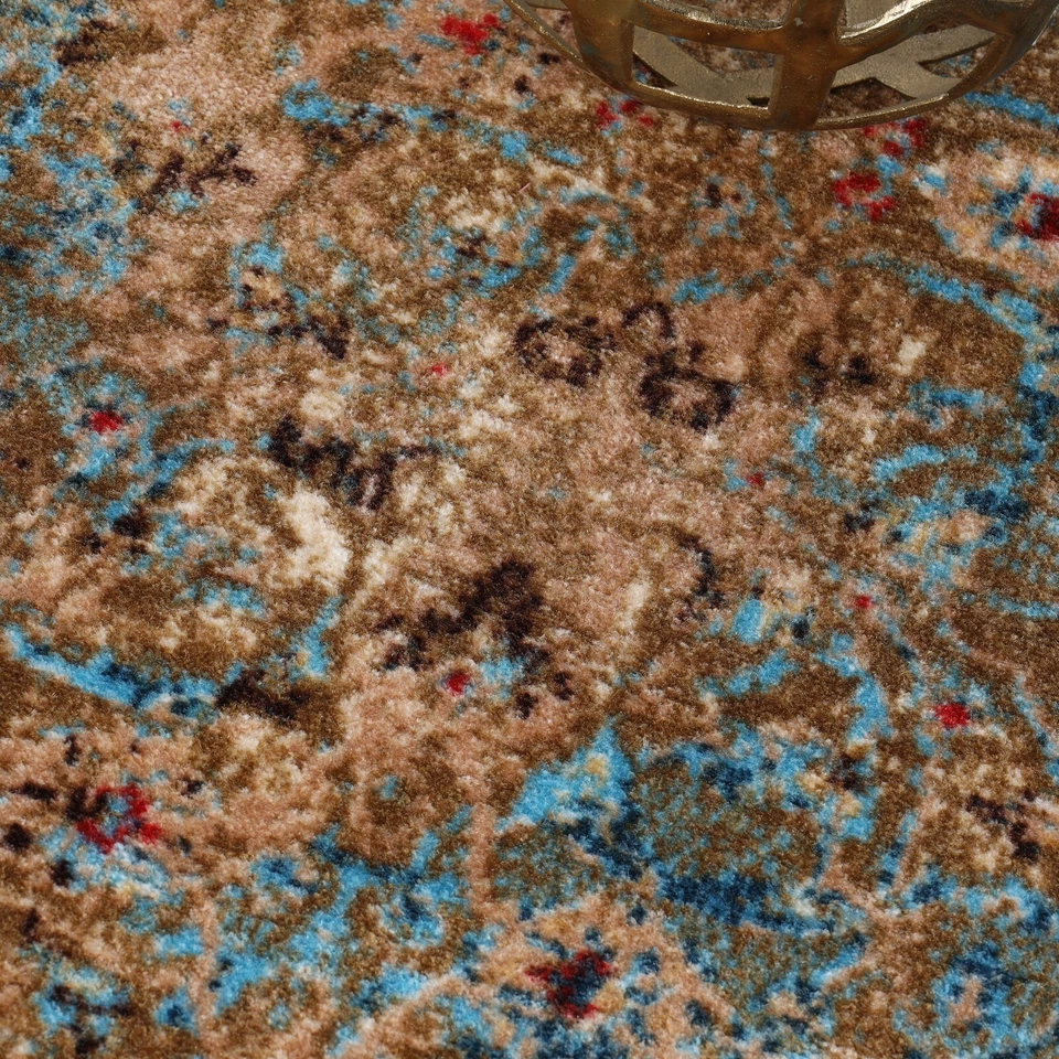 Designer Angeles Traditional Washable Large Area Rugs Or Runner Rug Or Door Mat - Image 4 of 4