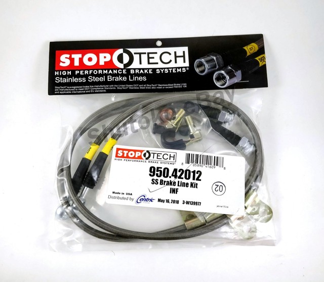 STOPTECH STAINLESS STEEL FRONT + REAR BRAKE LINES FOR 09UP NISSAN 350Z / 370Z eBay