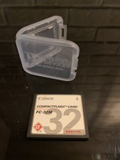 Canon 32MB FC-32M MEGABYTE CF Compact Flash Camera Memory With Carry Case. Offer