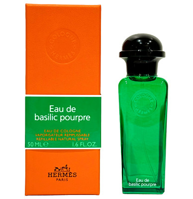 Hermes Eau de Basilic Pourpre for Unisex 1.6 oz Eau de Cologne Spray AUTHENTIC