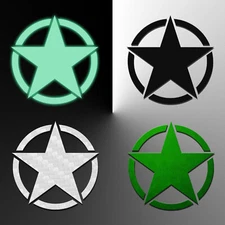 Star Sticker - Specialty Military Star Decal - Symbol Shape