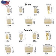 6.3MM Electrical Automotive Wire Connectors Male Female Socket Plug Terminal for