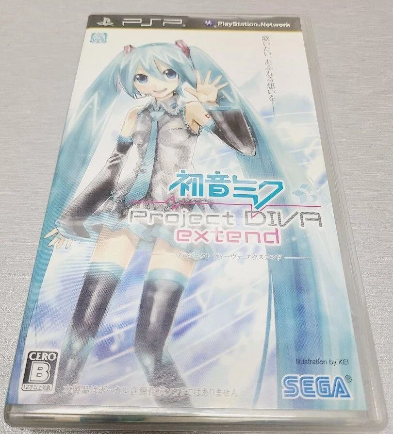 PSP USED PlayStation Portable Sega Hatsune Miku Project Diva Extend JAPAN