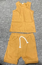 Toddler Baby Boys Summer Short Sleeve Clothes SHIRT Shorts Outfit Set SIZE 110