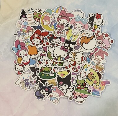 10PCS Hello Kitty and Friends Sanrio Stickers