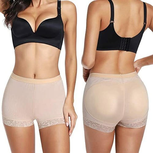 Women Fake Ass Butt Lift Hip Enhancer Booty Gain Padded Underwear Panties Shaper - Picture 5 of 20