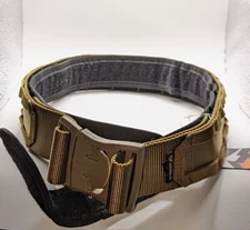 IDOGEAR 2" Tactical Belt Quick Release Metal Buckle Laser MOLLE Airsoft Hunting