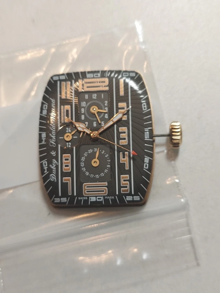 Movimiento Reloj Dubey Schaldenbrand Cal 2892 2 AR, calendario, doble hora Art Deco... Foto 2 de 4