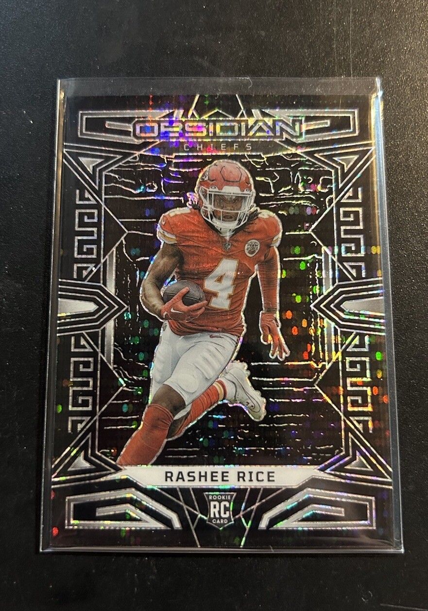 2023 Panini Obsidian Asia T-Mall Parallel Rashee Rice #151 Rookie RC Chiefs