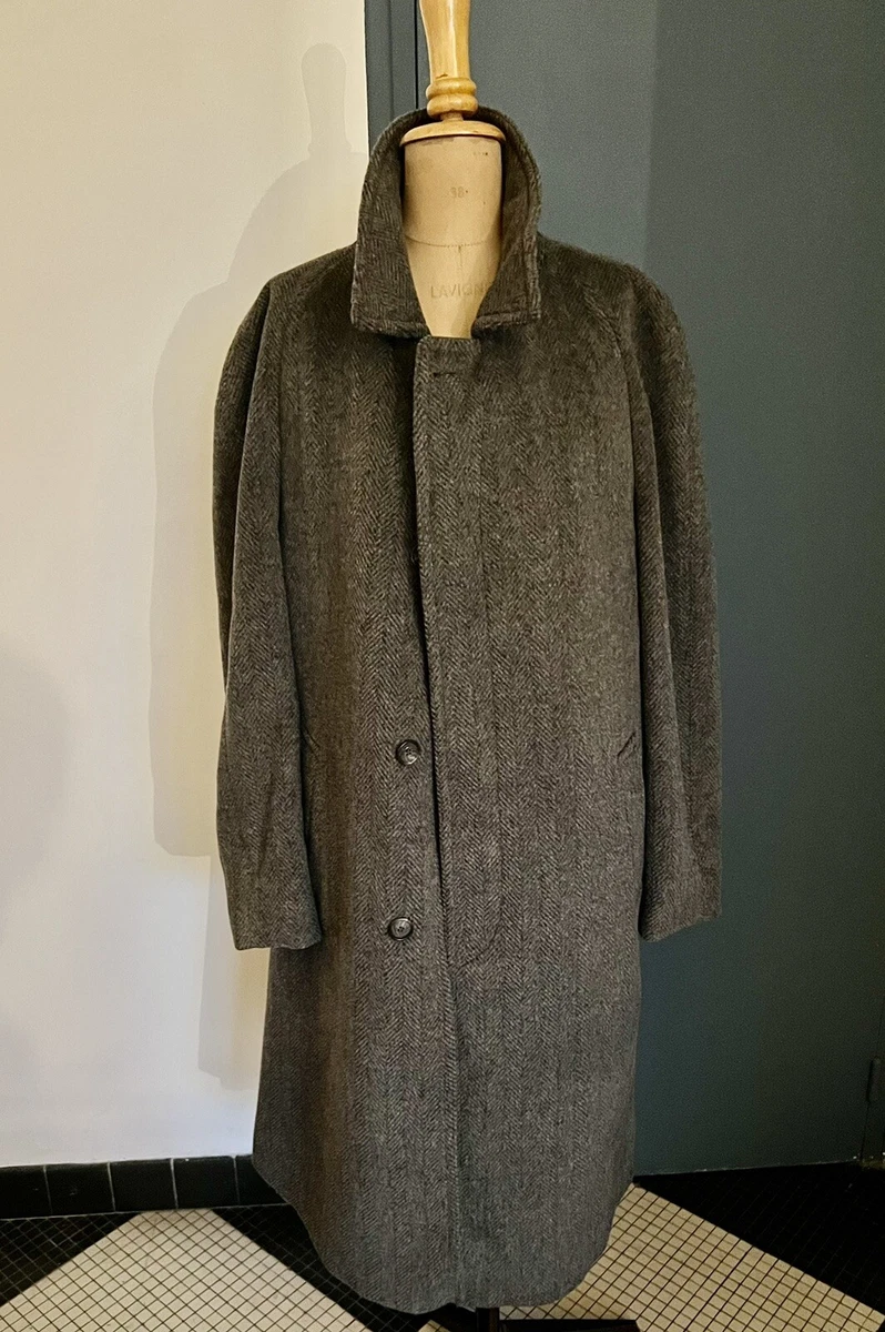 Manteau Homme Odermark Gris Taille 54 Laine Et Mohair eBay