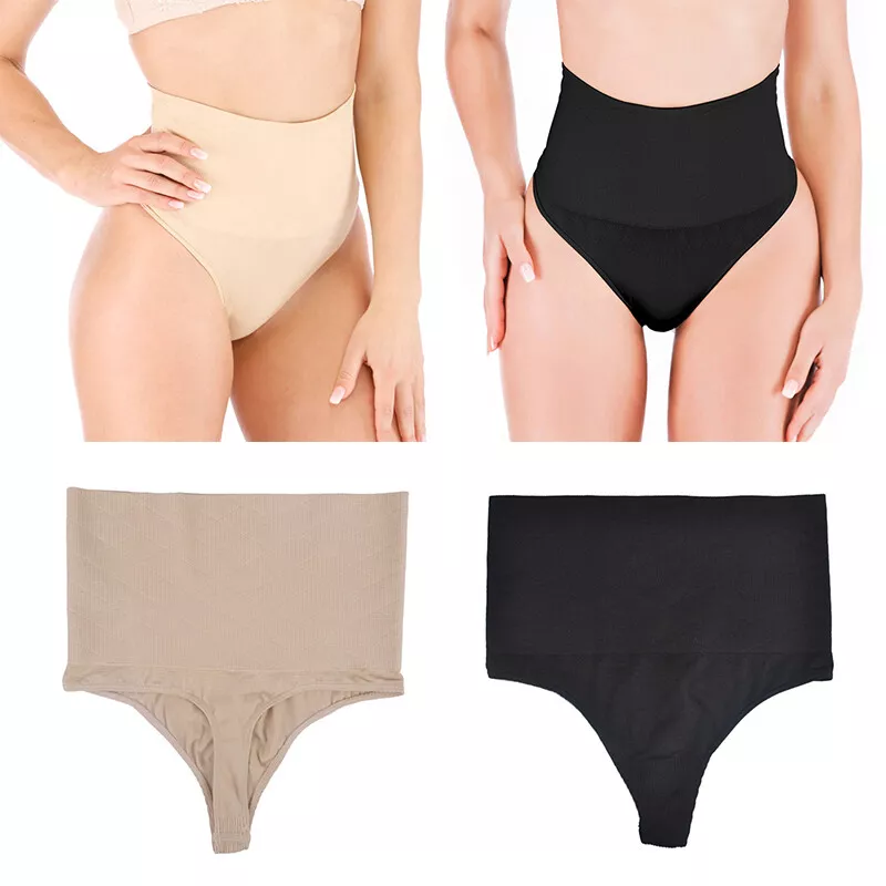 SURE YOU LIKE Tummy Control Thong Shapewear for Women Lace Underwear  Seamless Body Shaper Panties : : Everything Else