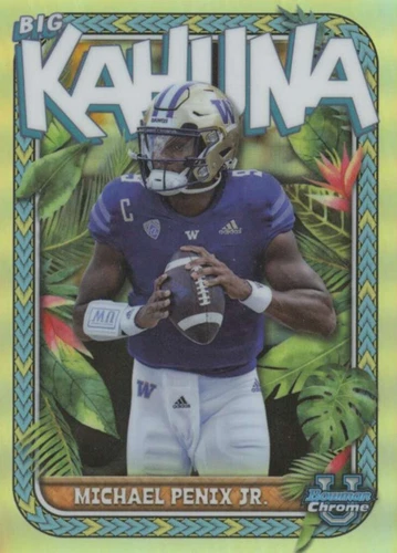 2023 Bowman University Chrome Michael Penix Jr. #TBK-11