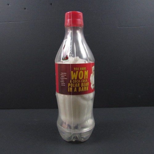 Coca-Cola Plüsch Eisbär in Bank/Flasche - Bild 2 von 6