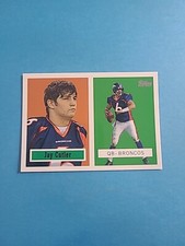 JAY CUTLER 2006 TOPPS TURN BACK THE CLOCK FOOTBALL CARD # 15 H9498