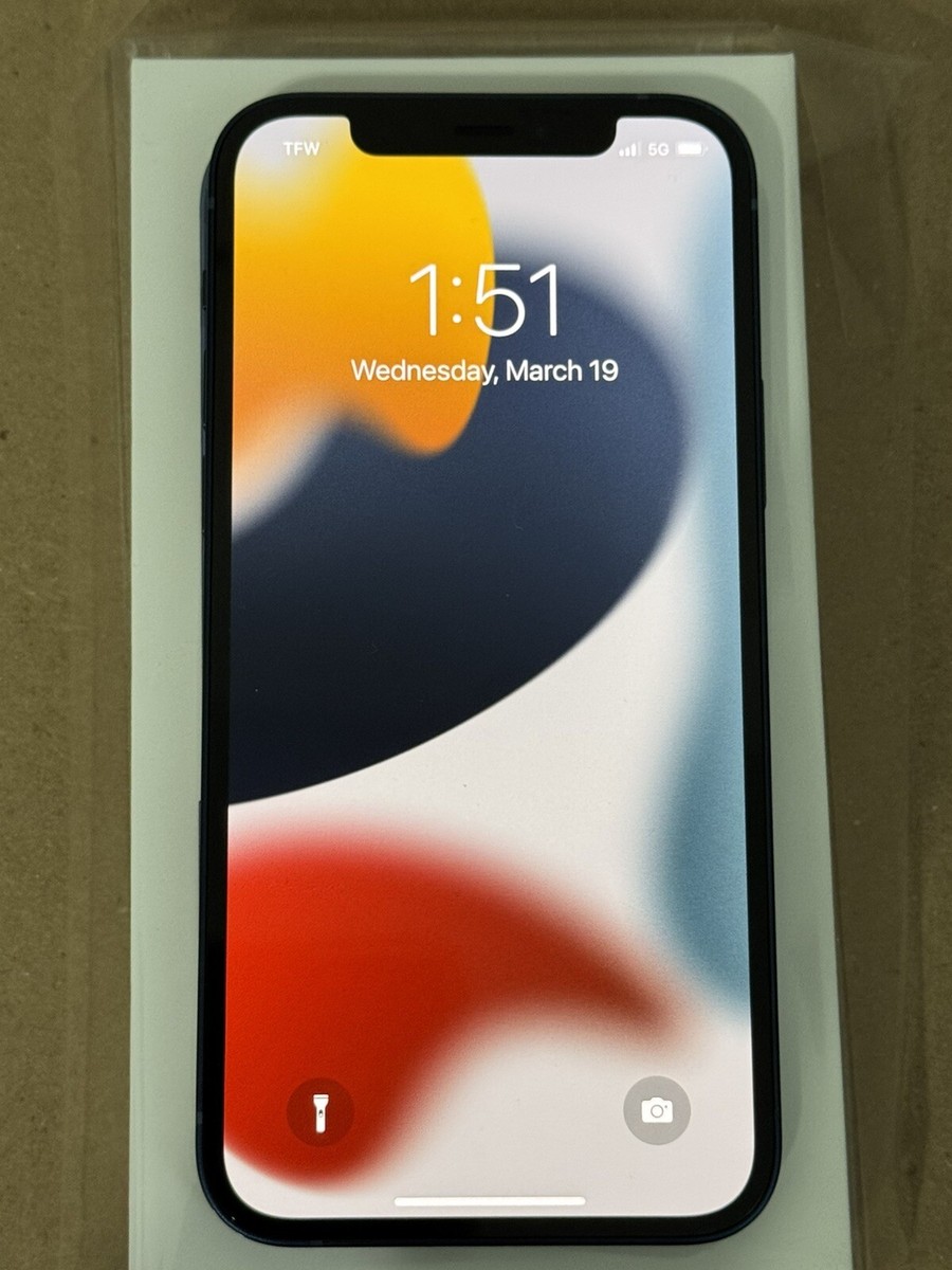 Apple iPhone 12 - 128 GB - Blue (Unlocked) for sale online
