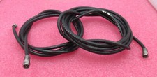 Job Lot 2 x F Connector Male To F Connector Male 2M/3M Black RF Coxial Cable